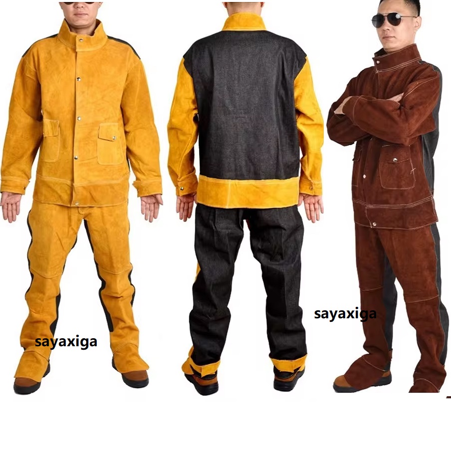 Heavy Equipment Welder - Robuuste leren laspakken met brandwerende en