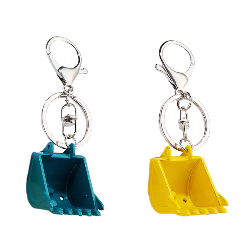 Heavy Equipment Keychain - Nieuwe Creatieve Metalen Graafmachine Sleutelhanger 3d