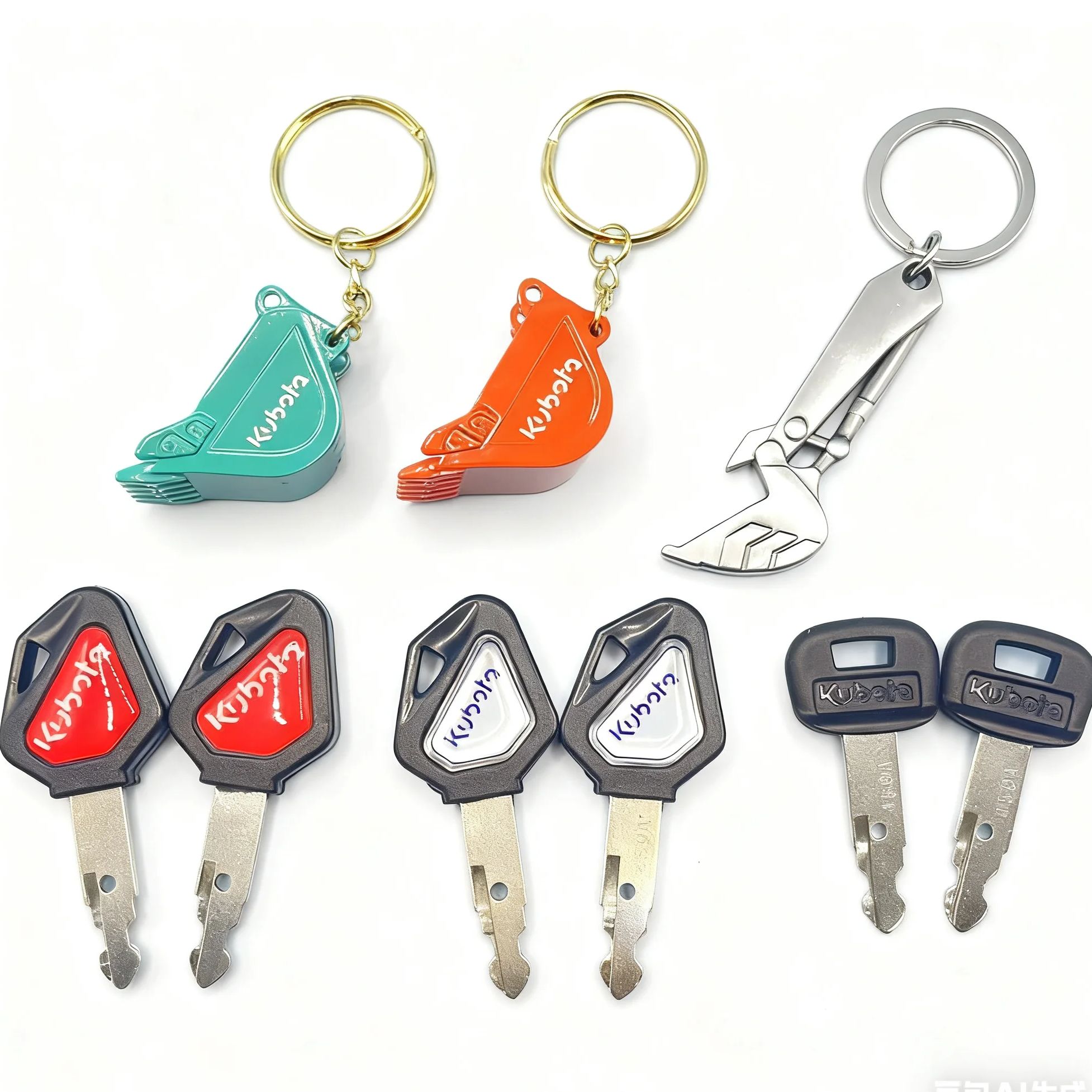 Heavy Equipment Keychain - 2 Stuks Zware Apparatuur 459A Contactsleutel