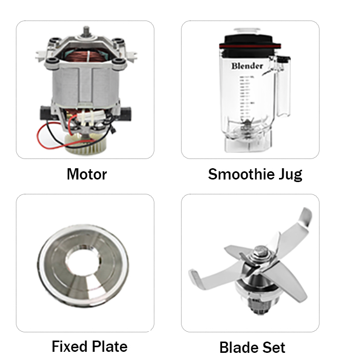 Heavy Equipment Kitchen - Krachtige 1.8L professionele keukenapparatuur witte heavy-duty