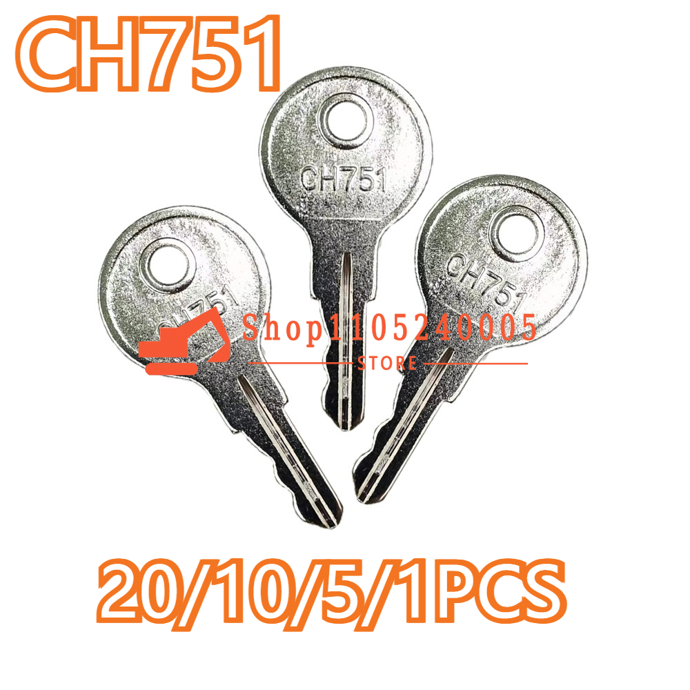 Heavy Equipment Keys Master Set - 20/10/5/1PCS CH751 Nieuwe Universele Vervanging Sleutels