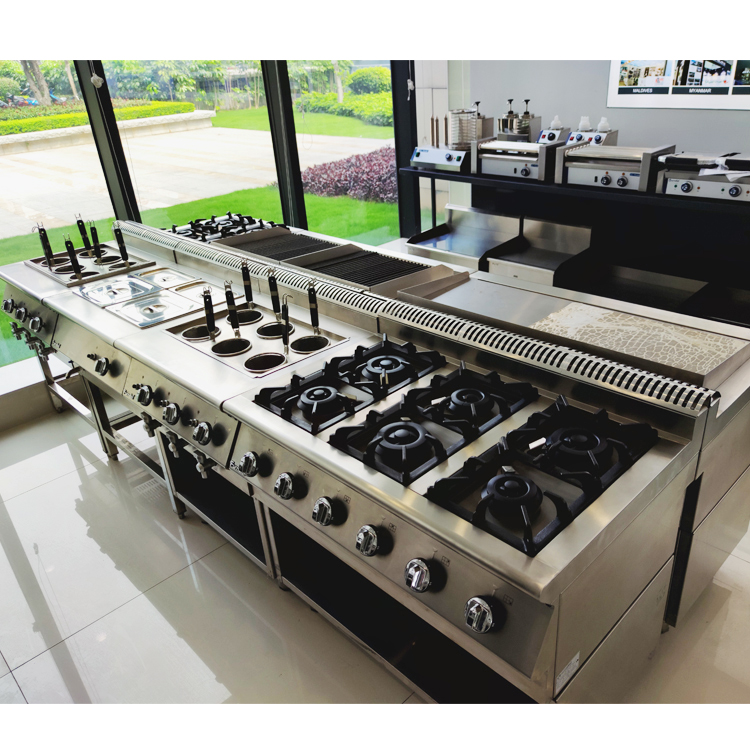 Heavy Equipment Kitchen - Professionele modulaire commerciële zware keukenapparatuur Roestvrijstalen