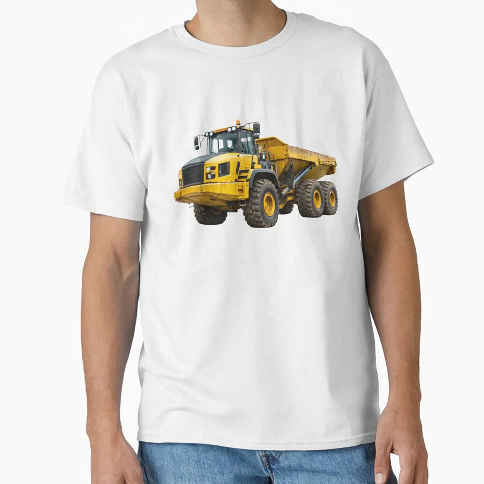 Dump Truck Heavy Equipment - Gearticuleerde dumptruck zware materieelvoertuigen illustratie ontworpen