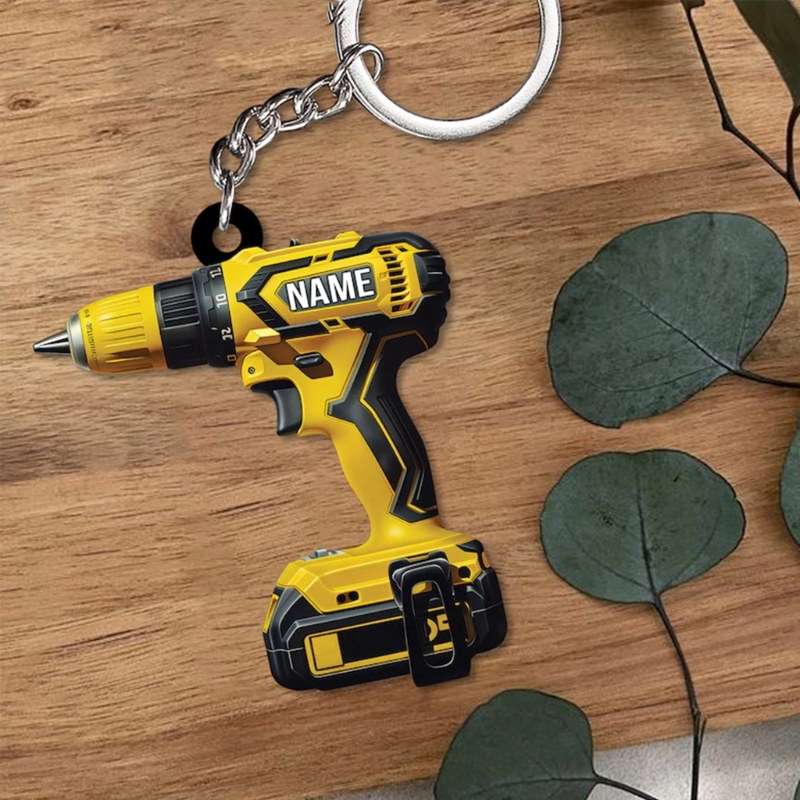 Heavy Equipment Keychain - Opvallende stevige acryl sleutelhanger charme hanger