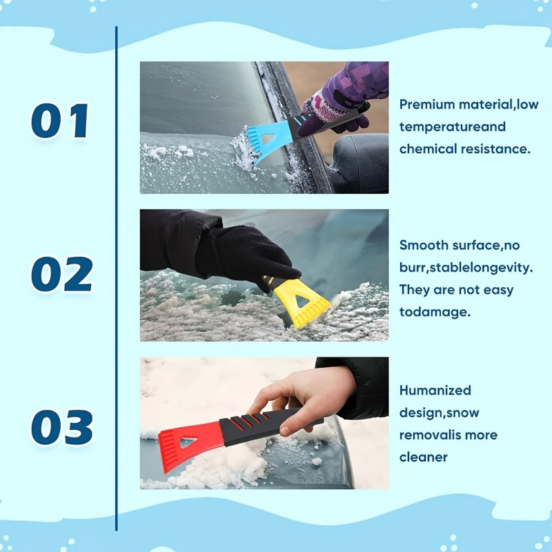 Heavy Equipment Scraper - 1pc Heavy-Duty PVC-ijskrabber met automatisch ontdooigereedschap