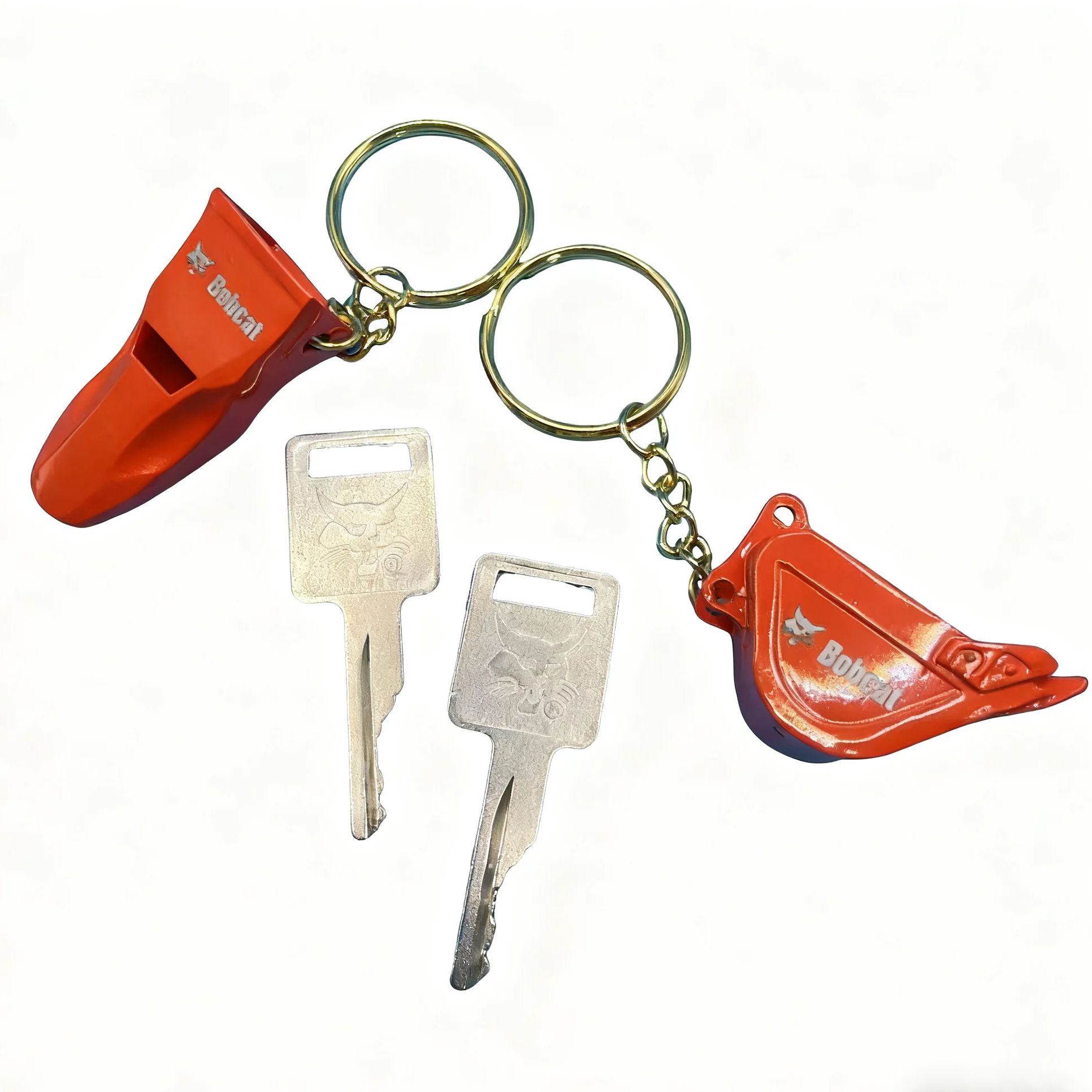 Heavy Equipment Keychain - 2 stks D250 Contactsleutels 6693241 S550