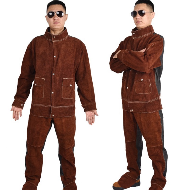 Robuuste leren laspakken met b - Heavy Equipment Welder recensie en prijs