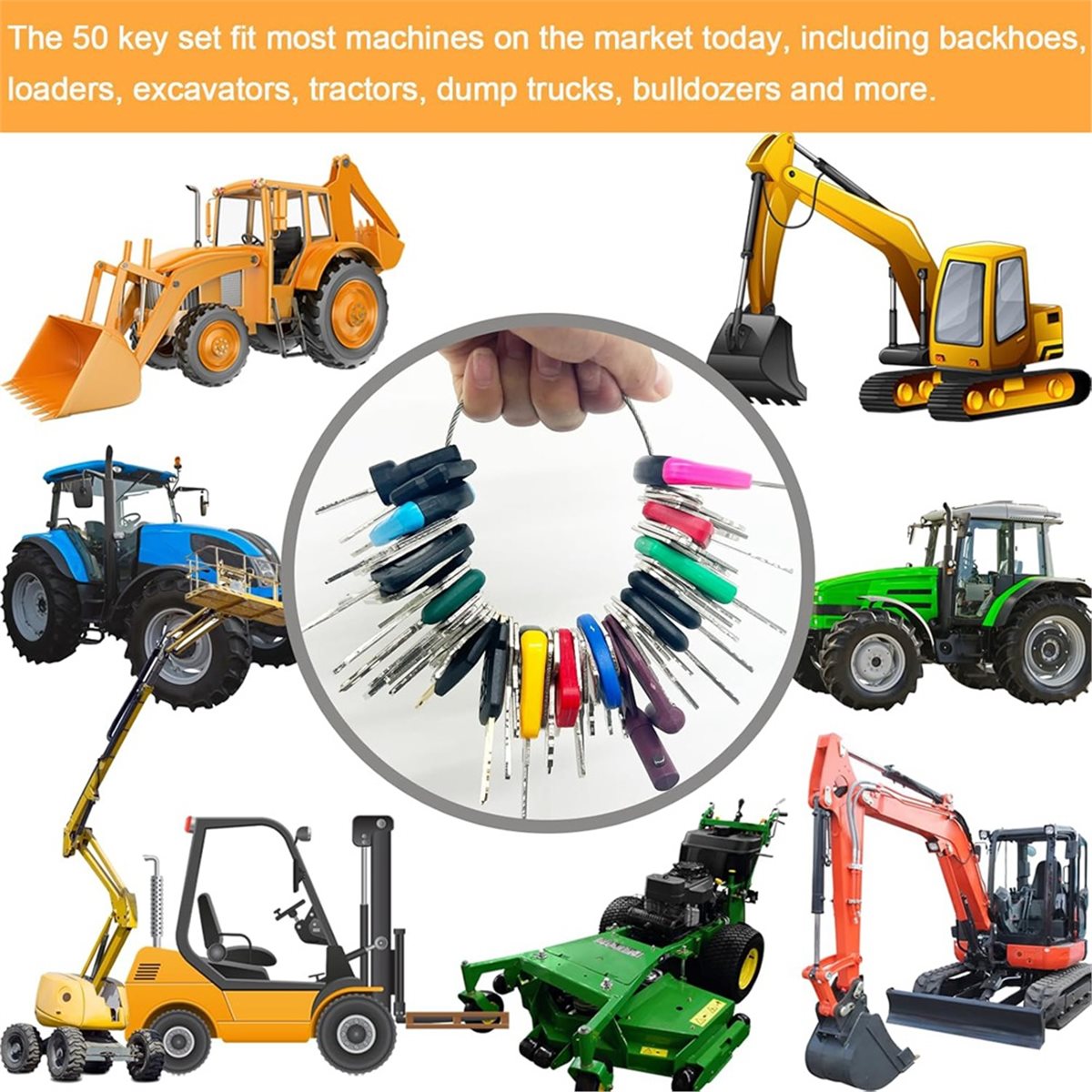 50 sleutels voor zwaar materie - Heavy Equipment Keys Master Set recensie en prijs
