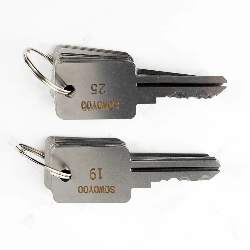 48-delige slotenmakersset met  - Heavy Equipment Keys Master Set recensie en prijs