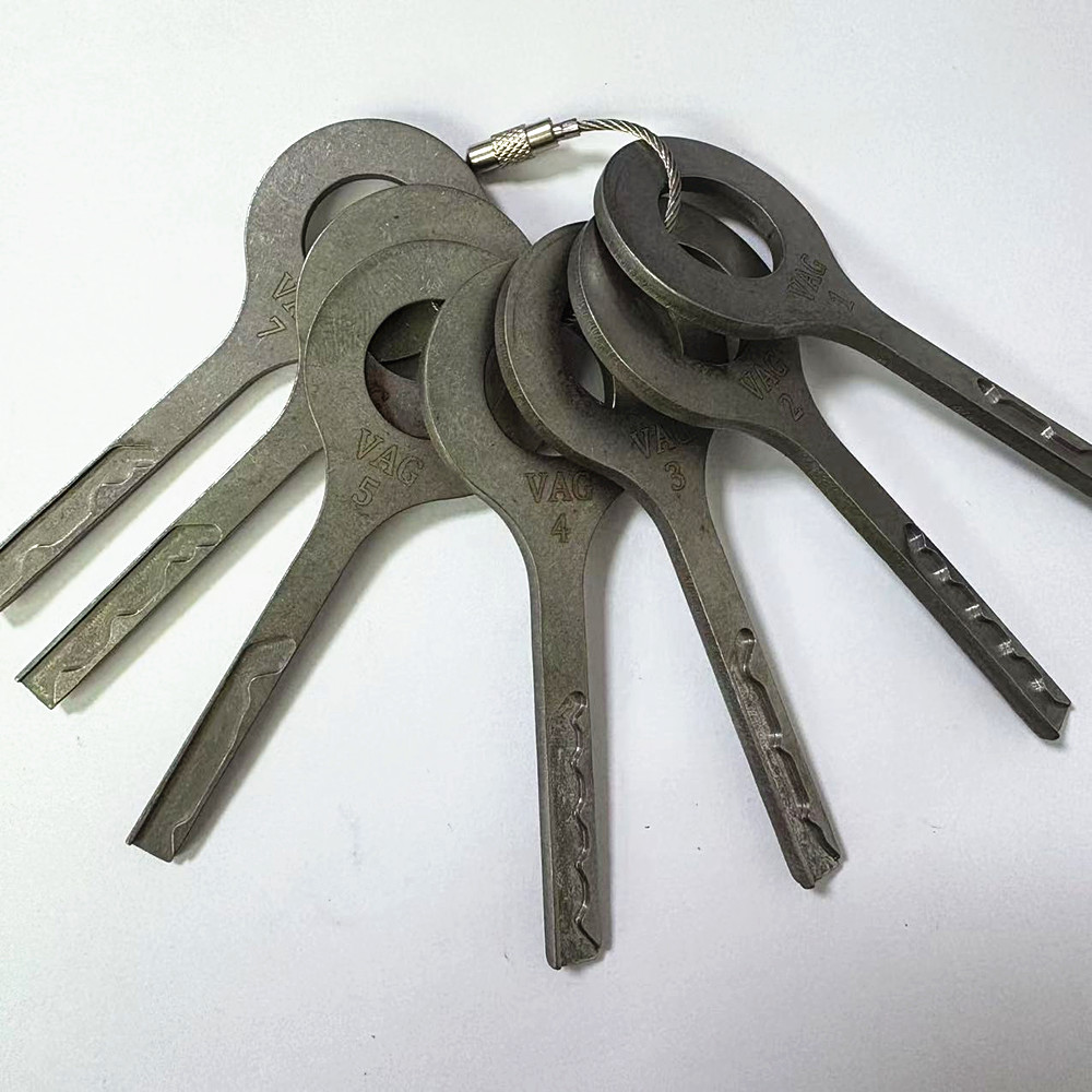 7 stks/set HU92 HU66 Sterke Ma - Heavy Equipment Keys Master Set recensie en prijs