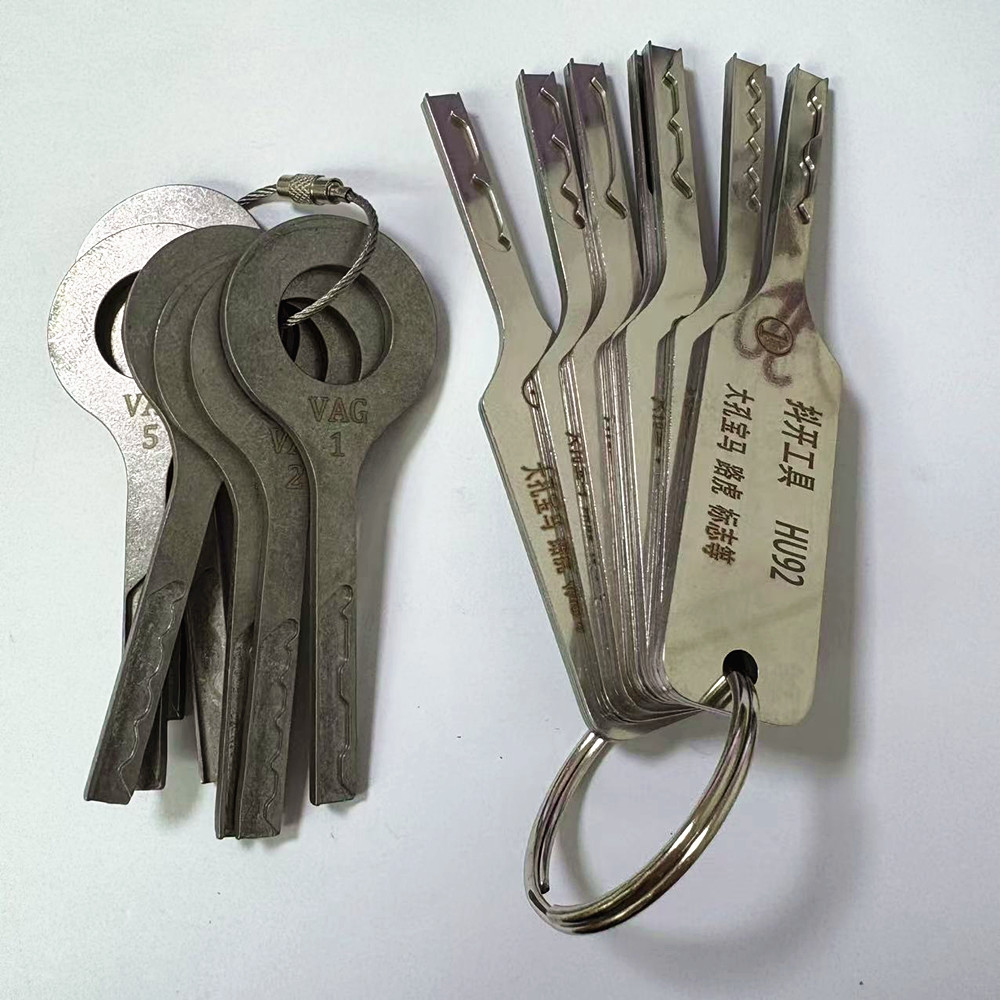 7 stks/set HU92 HU66 Sterke Ma - Heavy Equipment Keys Master Set recensie en prijs