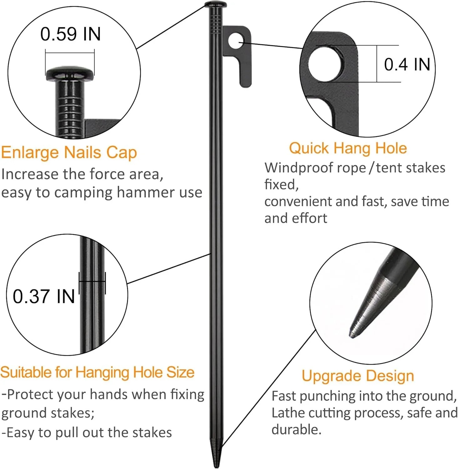 15/20/30cm Duty Heavy Tent Har - Heavy Equipment Manufacturers recensie en prijs