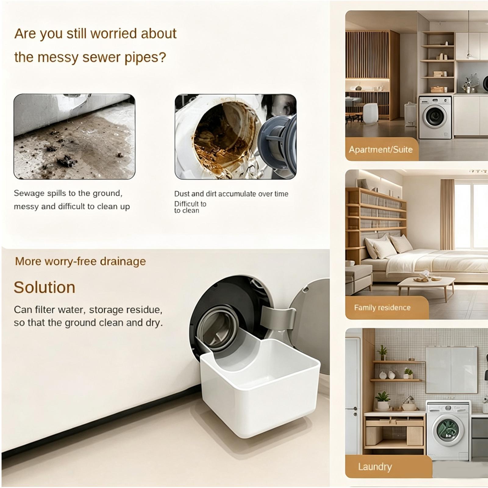 Afvoerbak voor wasmachine, lek - Heavy Equipment Washing recensie en prijs