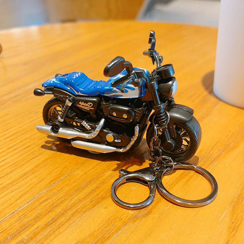 Cartoon Mini Harley Motorfiets - Heavy Equipment Keychain recensie en prijs